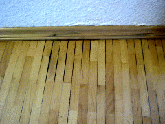 Wasserschaden bei Parkett